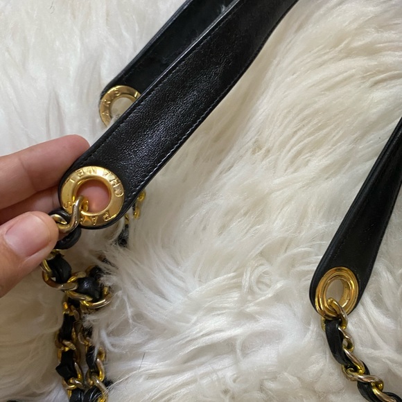Chanel fashion Black Leather Chain Shoulder Bag leather - Picture 7 of 11